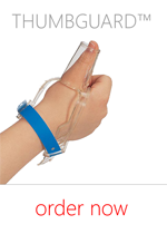 stop thumb sucking with ThumbGuard, the most recommended thumbsucking remedy
